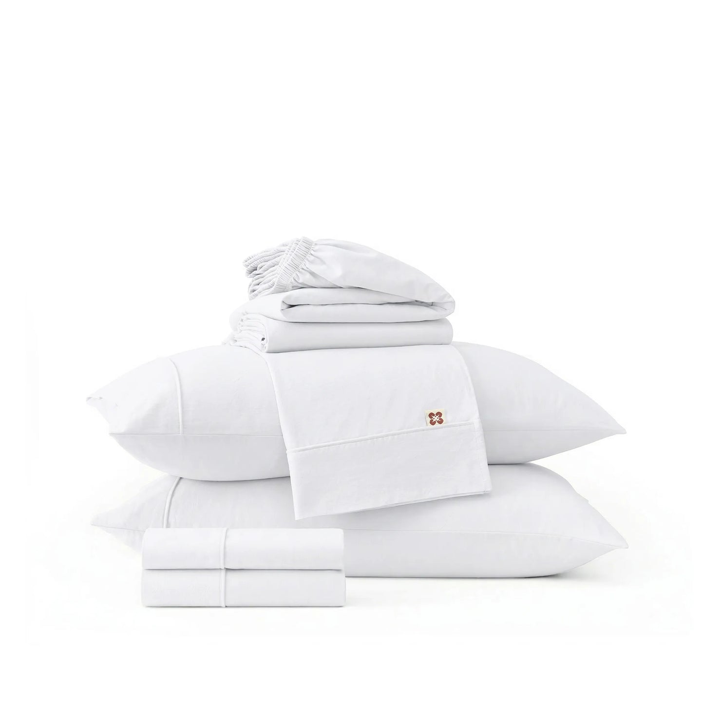 PureWoven™ 6-Piece Washed Cotton Sheet Set