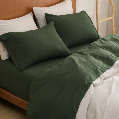 Cotton-Like Striped Sheet Sets