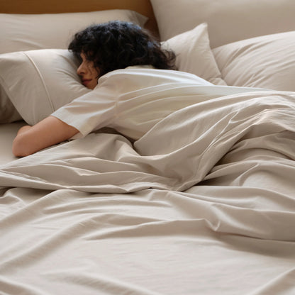 PureWoven™ 6-Piece Washed Cotton Sheet Set