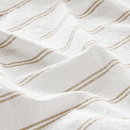 Cotton-Like Striped Sheet Sets