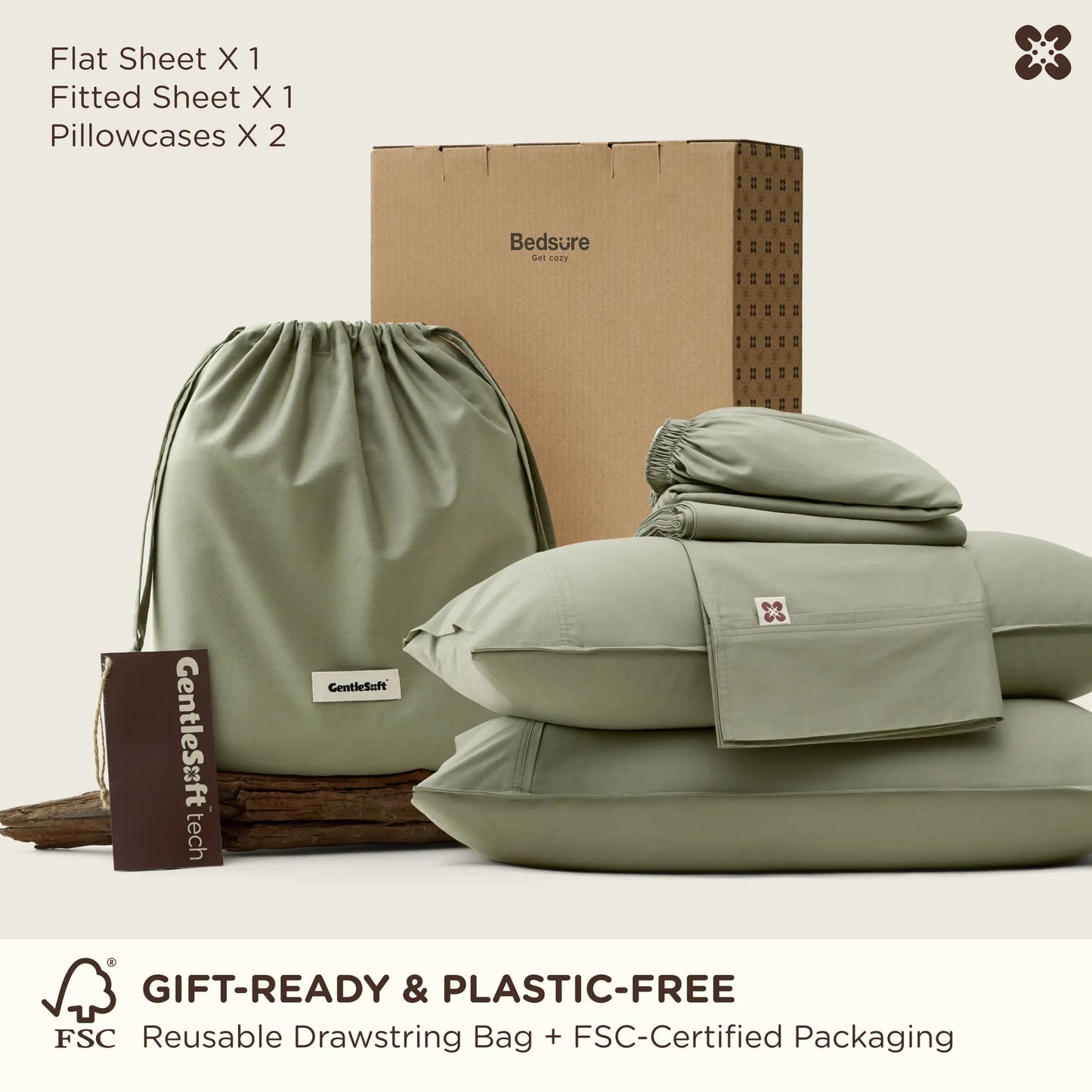 PureWoven™ Serene Blend Sheet Set