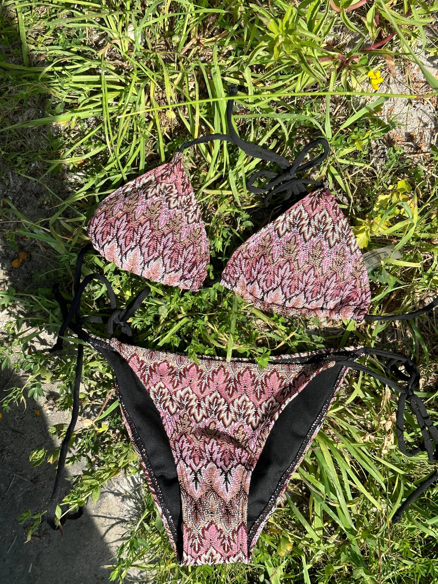 Sunny bikini - Pink beach