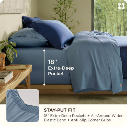 PureWoven™ Organically Grown Bamboo Viscose Sheet Set