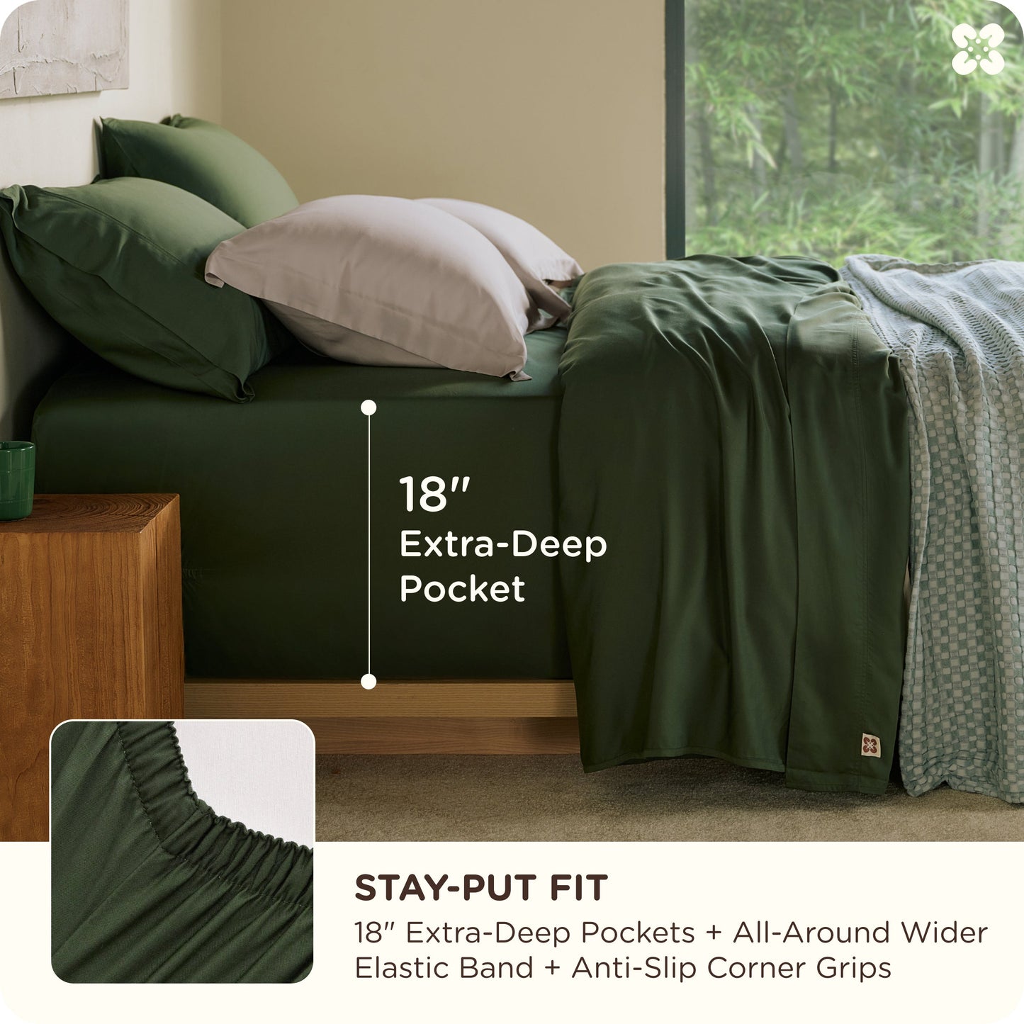 PureWoven™ Organically Grown Bamboo Viscose Sheet Set