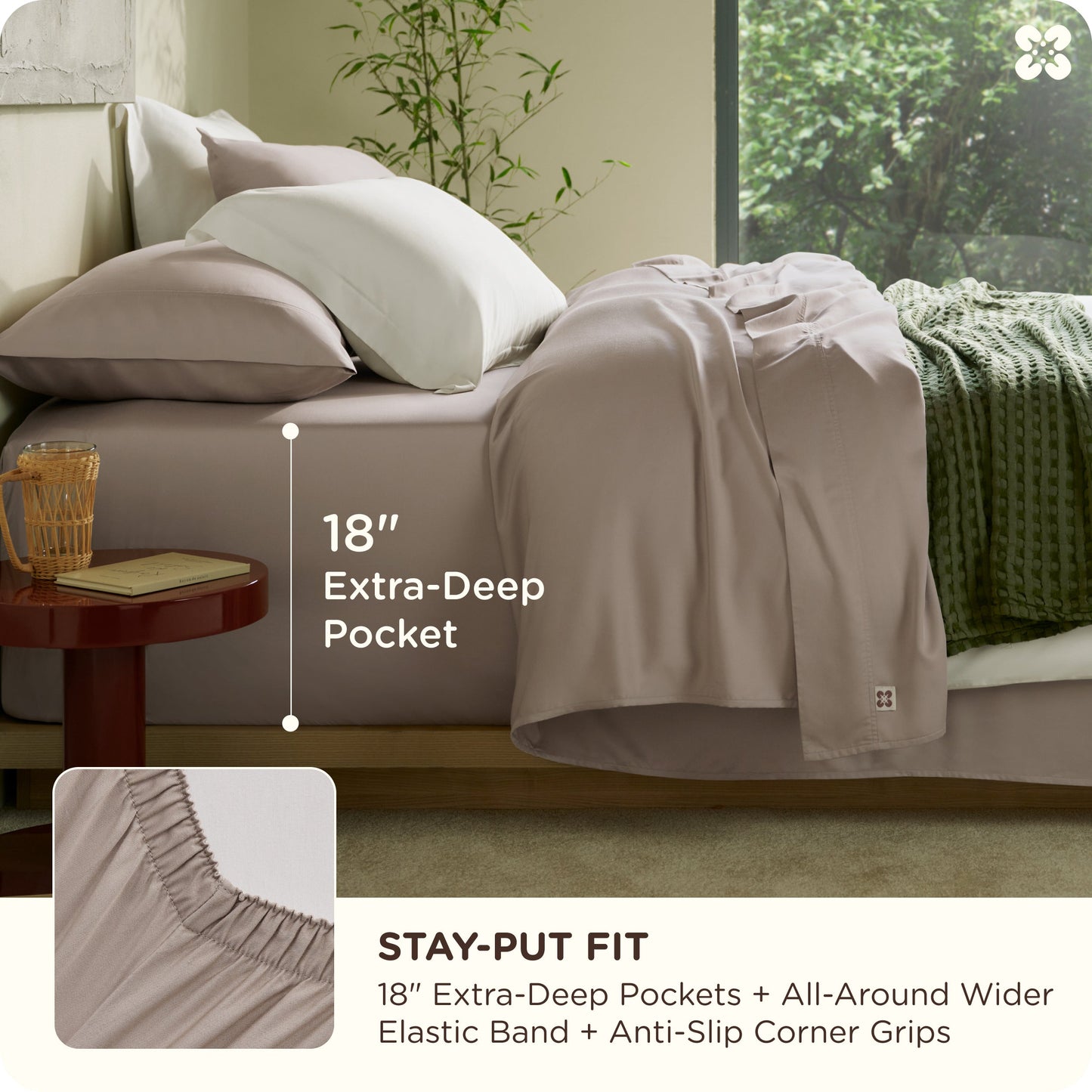PureWoven™ Organically Grown Bamboo Viscose Sheet Set