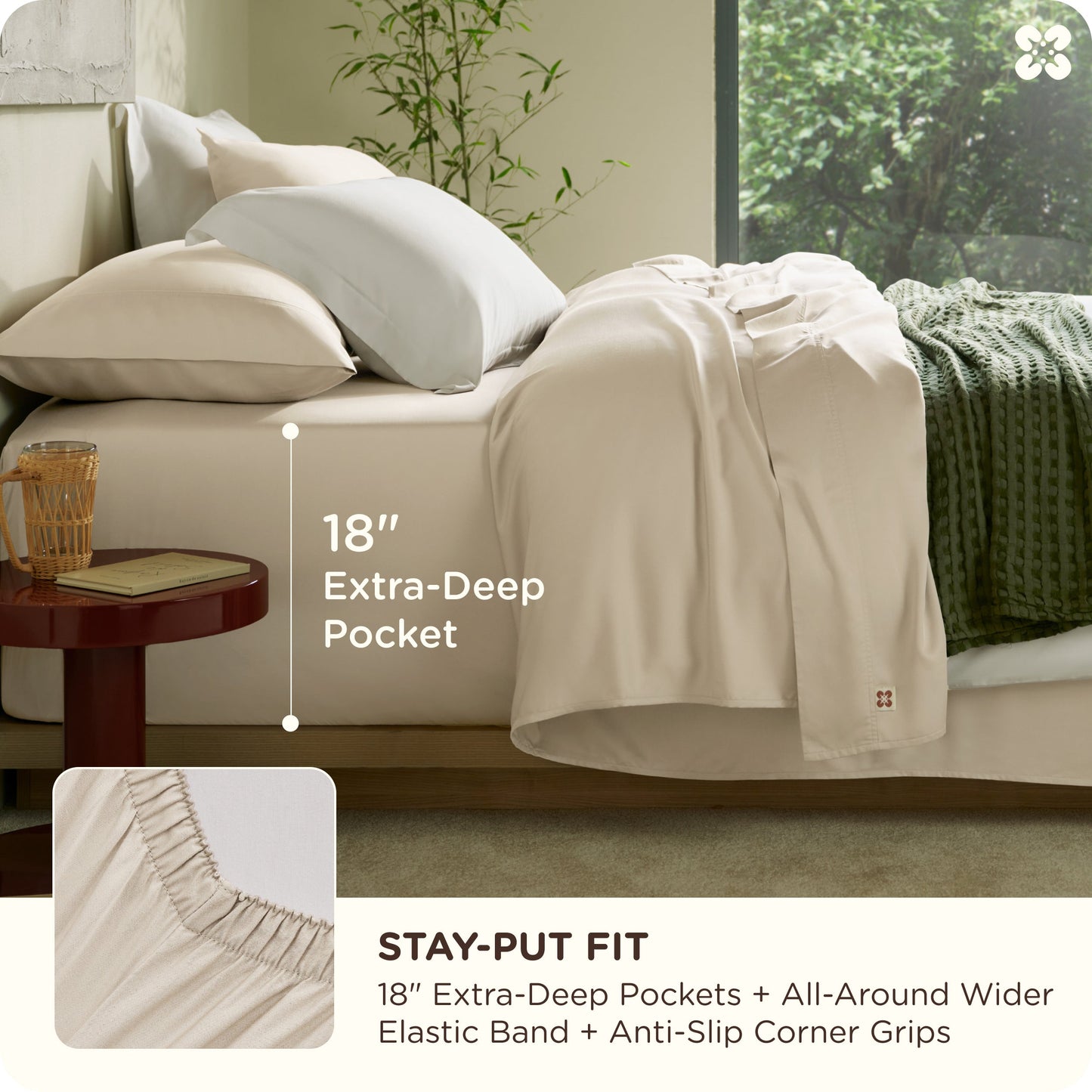 PureWoven™ Organically Grown Bamboo Viscose Sheet Set