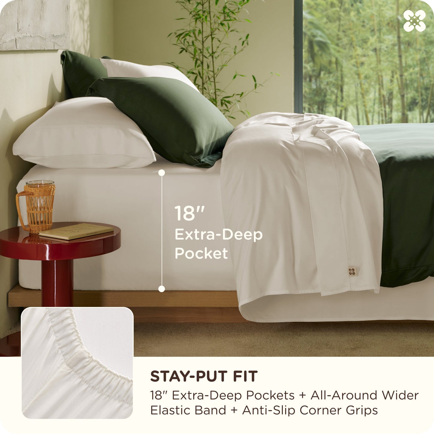PureWoven™ Organically Grown Bamboo Viscose Sheet Set