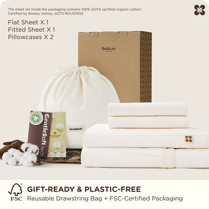 PureWoven™ Organic Cotton Sheet Set