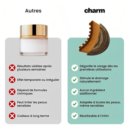 Brosse drainage lymphatique visage