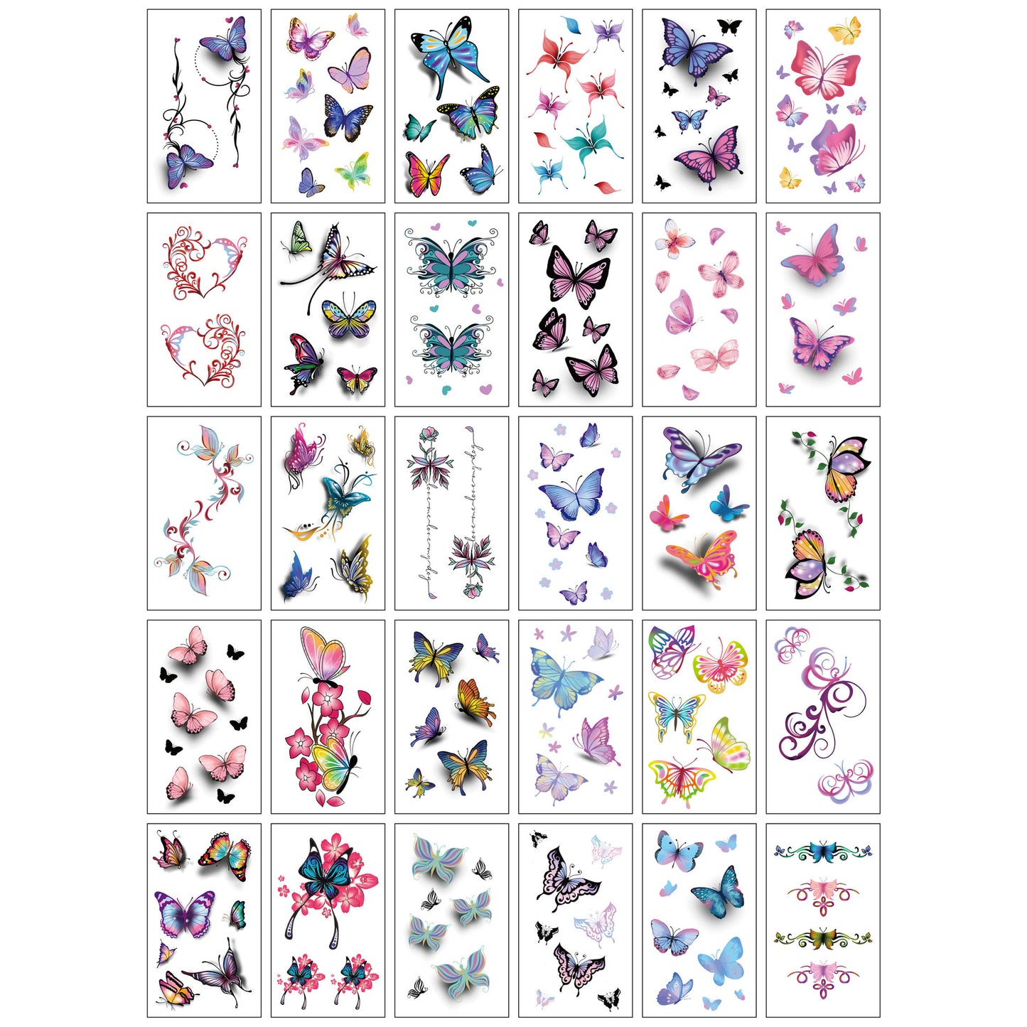 TinyInk Pack™ — Mini Temporary Tattoo Mega Sheets