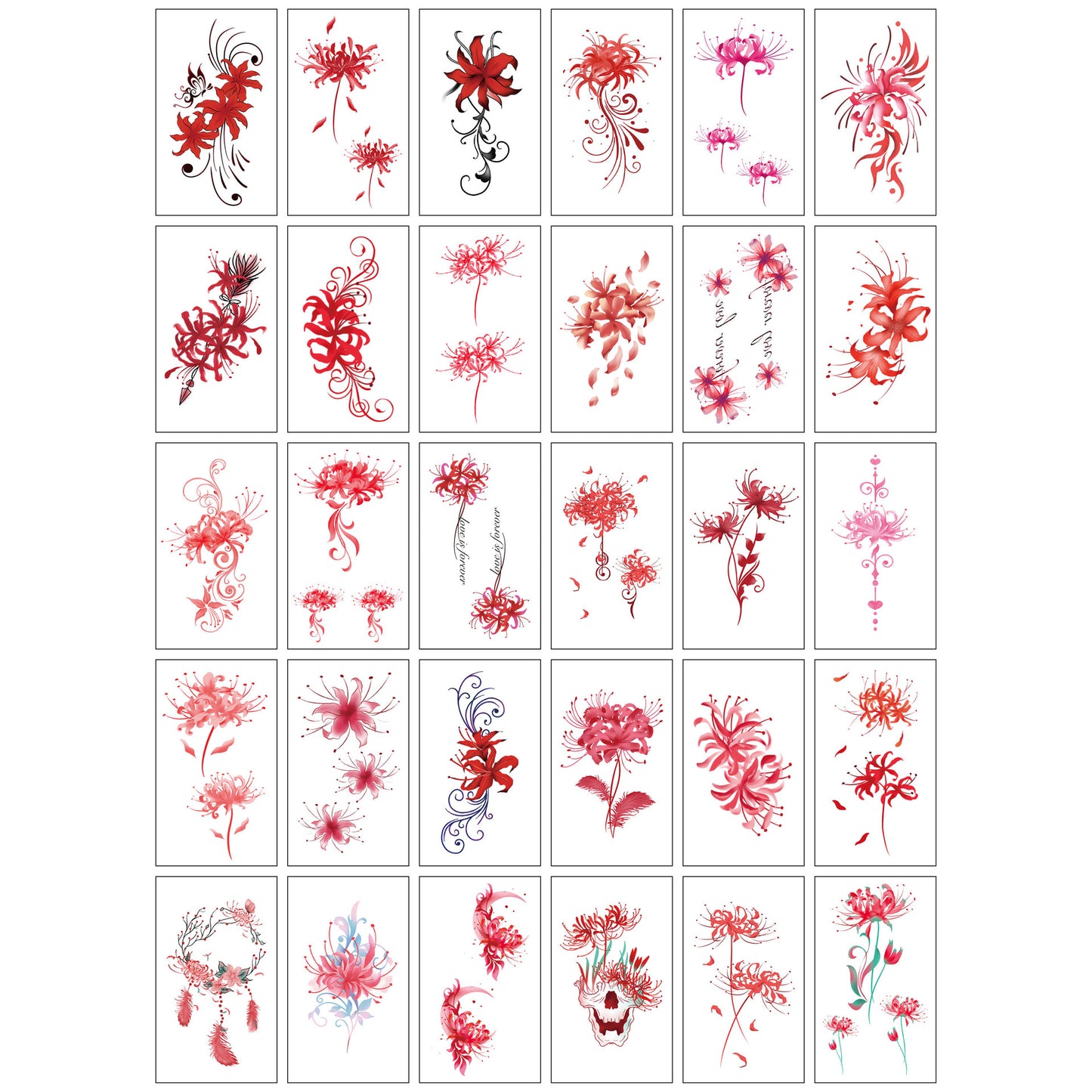 TinyInk Pack™ — Mini Temporary Tattoo Mega Sheets
