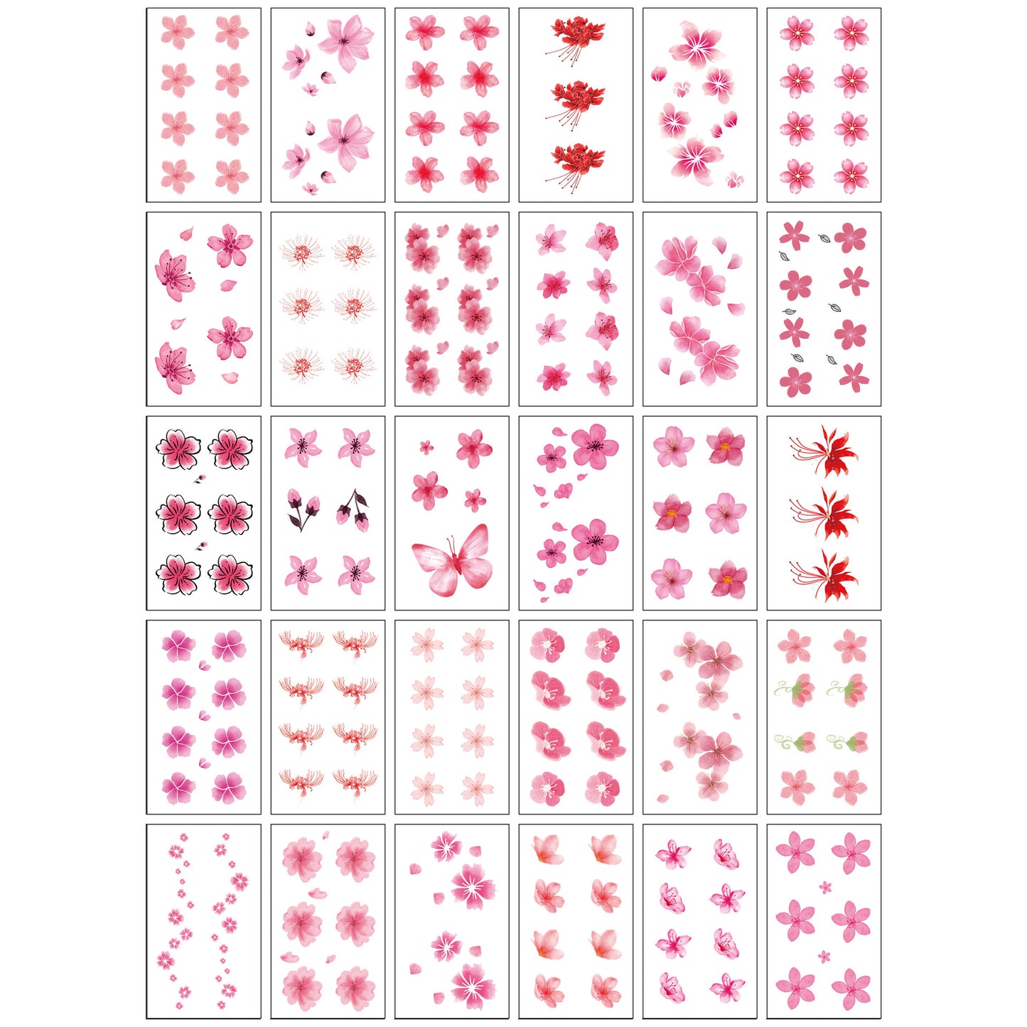 TinyInk Pack™ — Mini Temporary Tattoo Mega Sheets