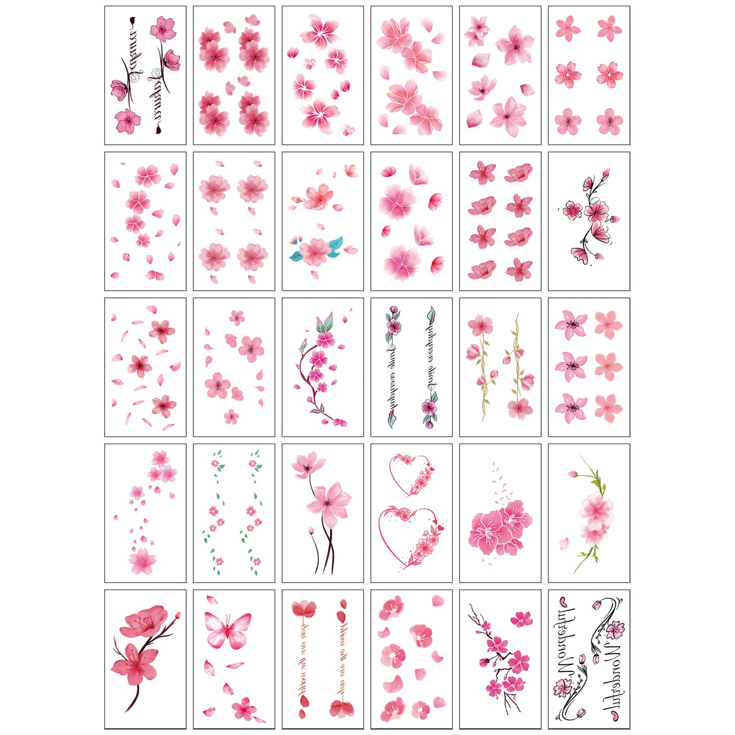 TinyInk Pack™ — Mini Temporary Tattoo Mega Sheets