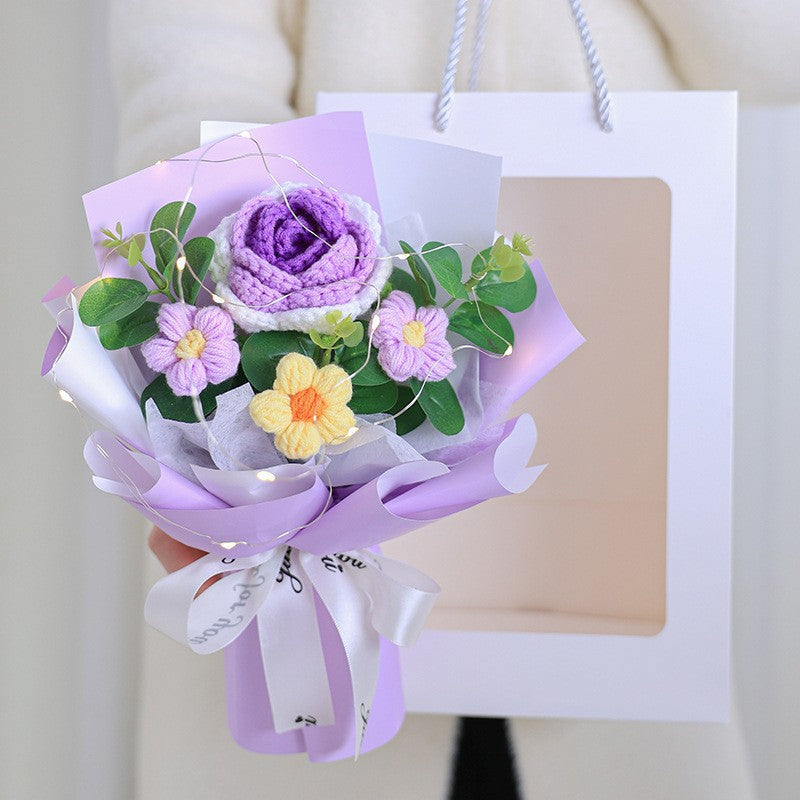 BloomForever™ — Handcrafted Crochet Flower Bouquet