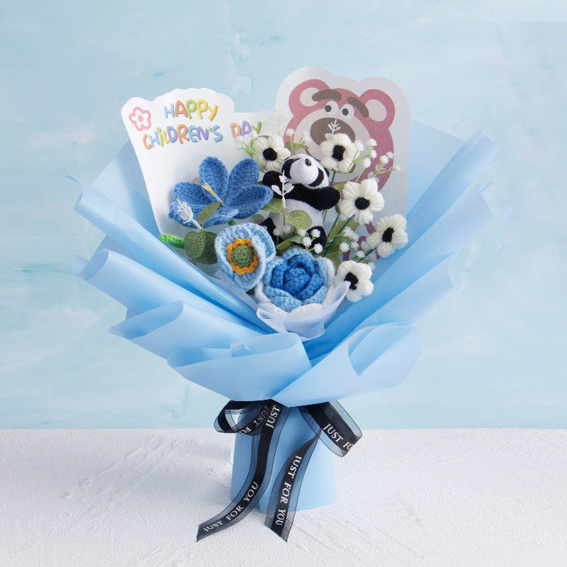 BloomForever™ — Handcrafted Crochet Flower Bouquet