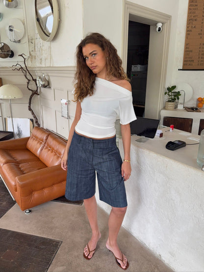 Cilena bermuda shorts - Dark blue