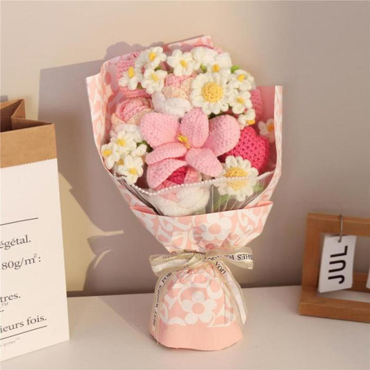 BloomForever™ — Handcrafted Crochet Flower Bouquet